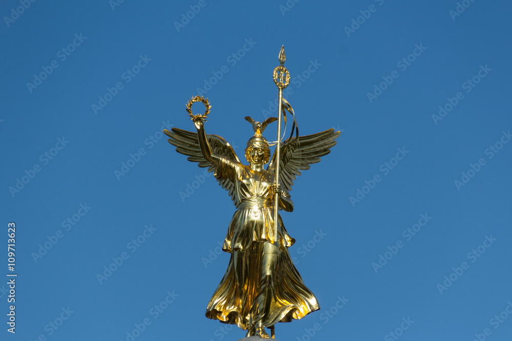 Goldene Engel Statue der Siegessäule (Goldelse) , Berlin