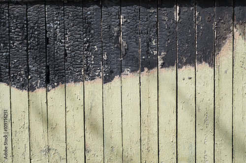 Fence after the fire