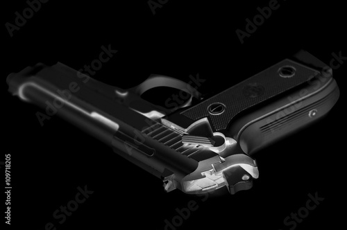 beretta 92 airgun inverted black photo