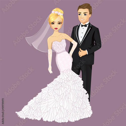Beautiful Bride And Groom