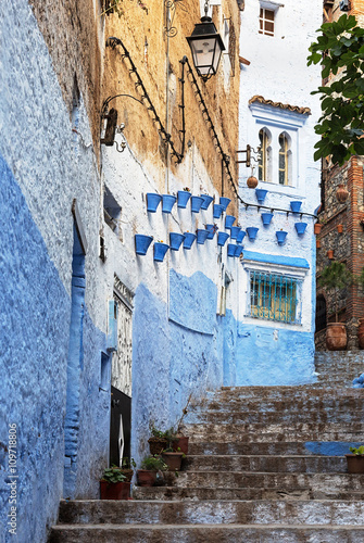 Decorated buildings in the ...