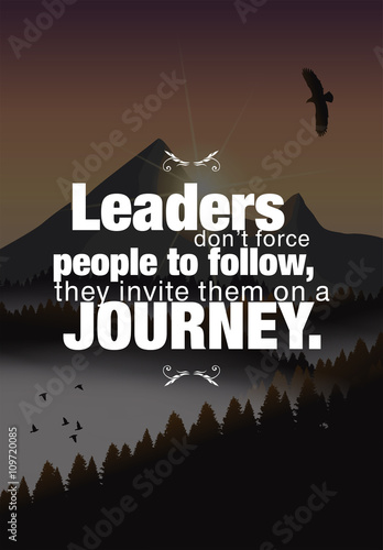 Motivational quote poster