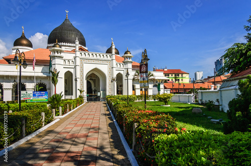 Cuadro en lienzo Kapitan Keling Mosque, George Town, Penang, Malaysia
