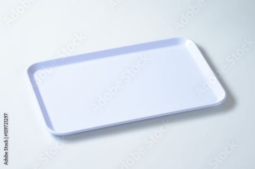 white serving tray photo