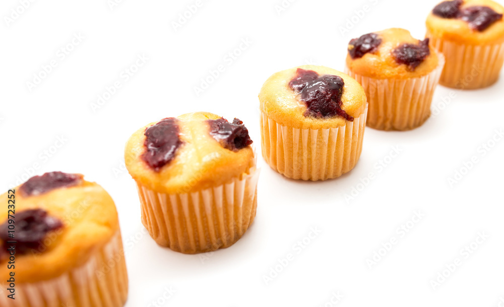 cupcake on a white background cupcake on a white background