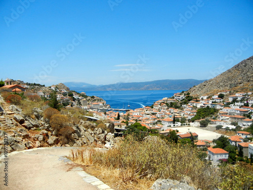 view while climbing to the top of Mount Eros