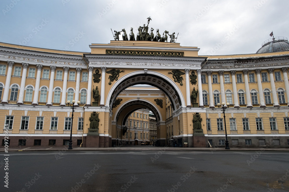 St. Petersburg a general staff a fragment