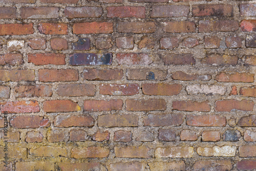 Naklejka premium Weathered Brick Background