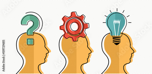 Group development of business ideas concept design