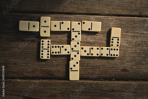 Obraz na plátně domino game