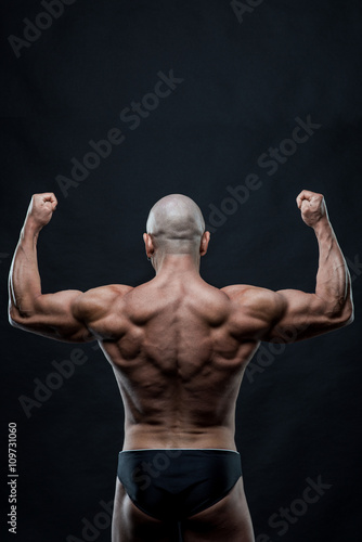 bodybuilder, bodybuilding, sports, background, black, studio
