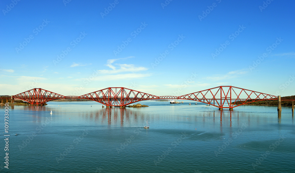 Forth Bridge, rail crossing, Edinburgh, Scotland Forth Bridge, rail crossing, Edinburgh, Scotland