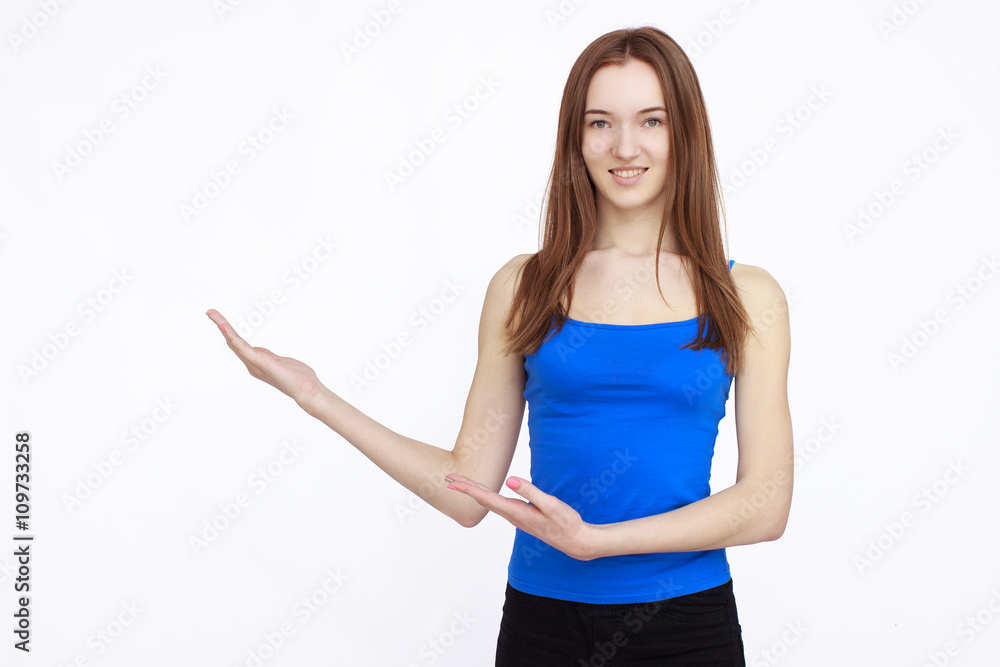 Fototapeta premium Portrait of attractive young woman