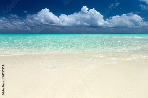 tropical beach in Maldives