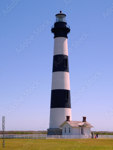 Bodie Island Light Station-Cape Hatteras National Seashore in the Outer Banks  NC