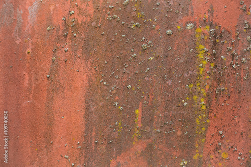 Red rusty iron background photo