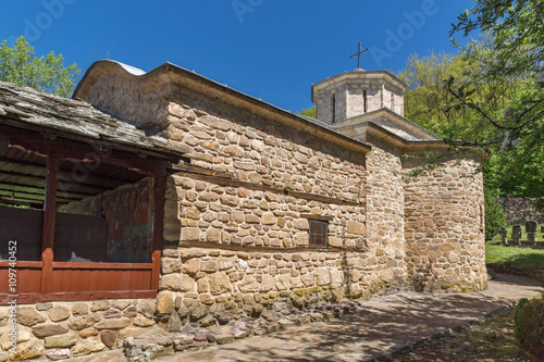 Amazing view of Church of Temski monastery St. George, Pirot Region, Republic of Serbia