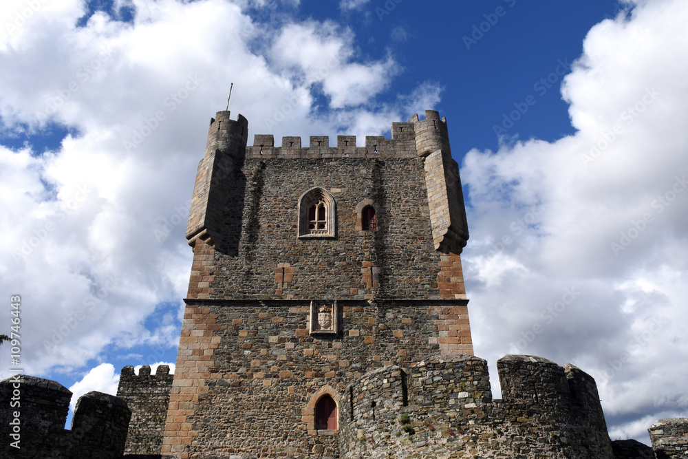 Tower of Castle of Braganca,Tras os Montes,Portugal