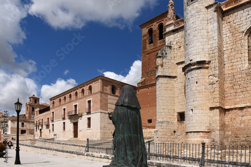 Church of San Antolin and the Houses of the Treaty in Tordesilla, Valladolid province, Spain photo