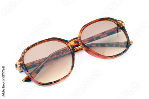 Image of sunglasses on a white background.