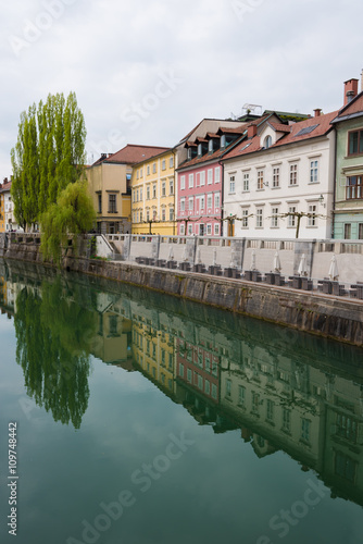 Ljubljana canal, Slovenia