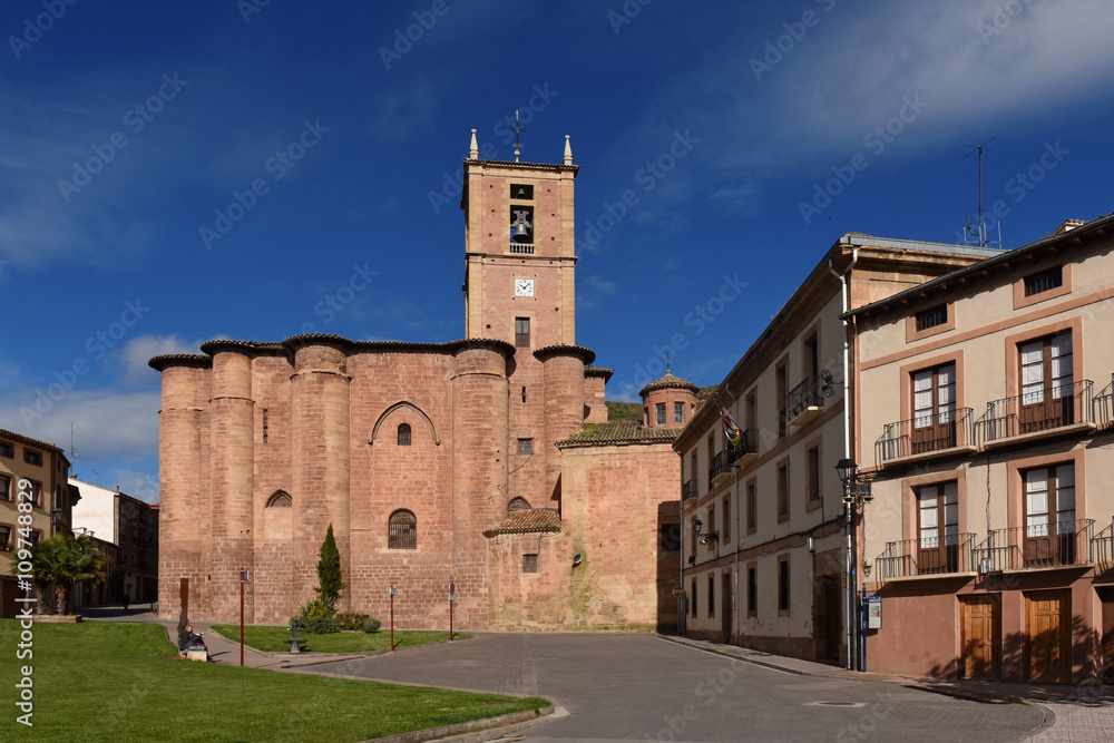 Santa Maria La Real Monastery, Najera, Way of St. James. La Rioj