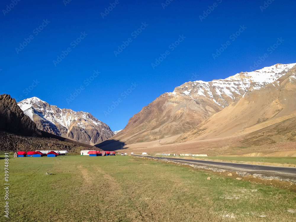 Sarchu camp tent, Manali-Leh highway, Ladakh, India