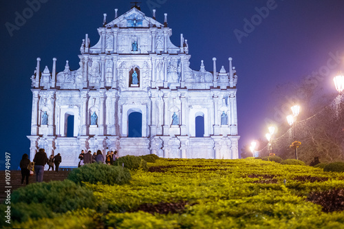 Ruins of St. Paul's. one of Macau most famouse landmark and fabu photo