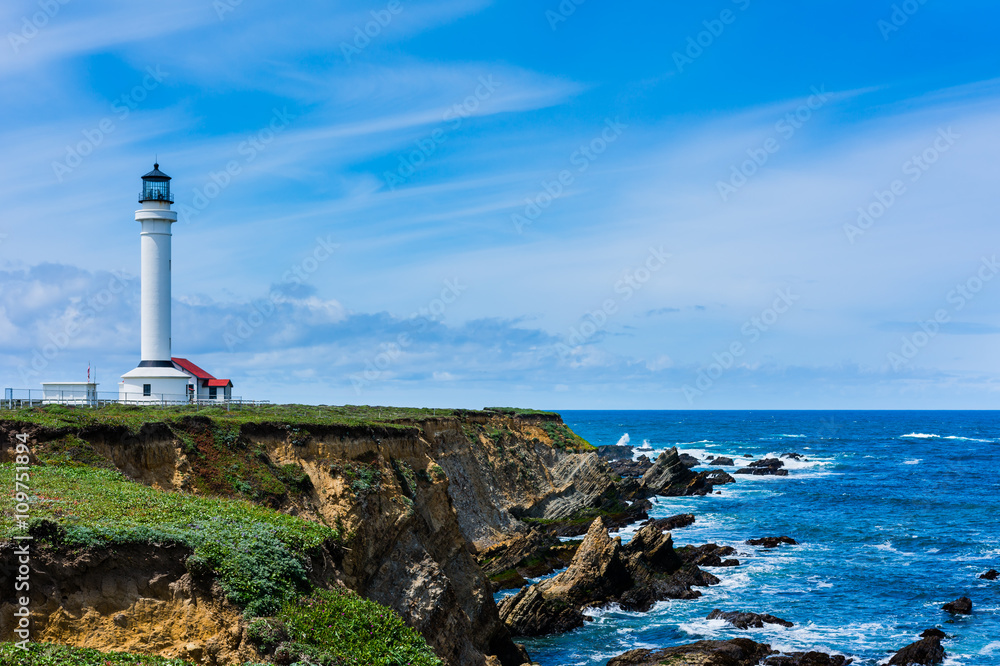 Point Arena Lighthouse in California 