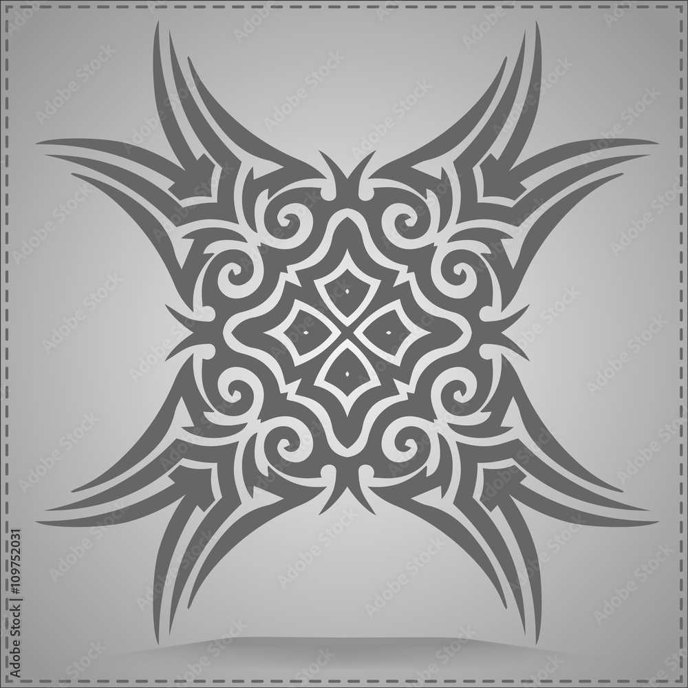 Monochrome pattern of Celtic culture. Logo, print on t-shirt, element for creating a seamless pattern. Monochrome pattern of Celtic culture. Logo, print on t-shirt, element for creating a seamless pattern.