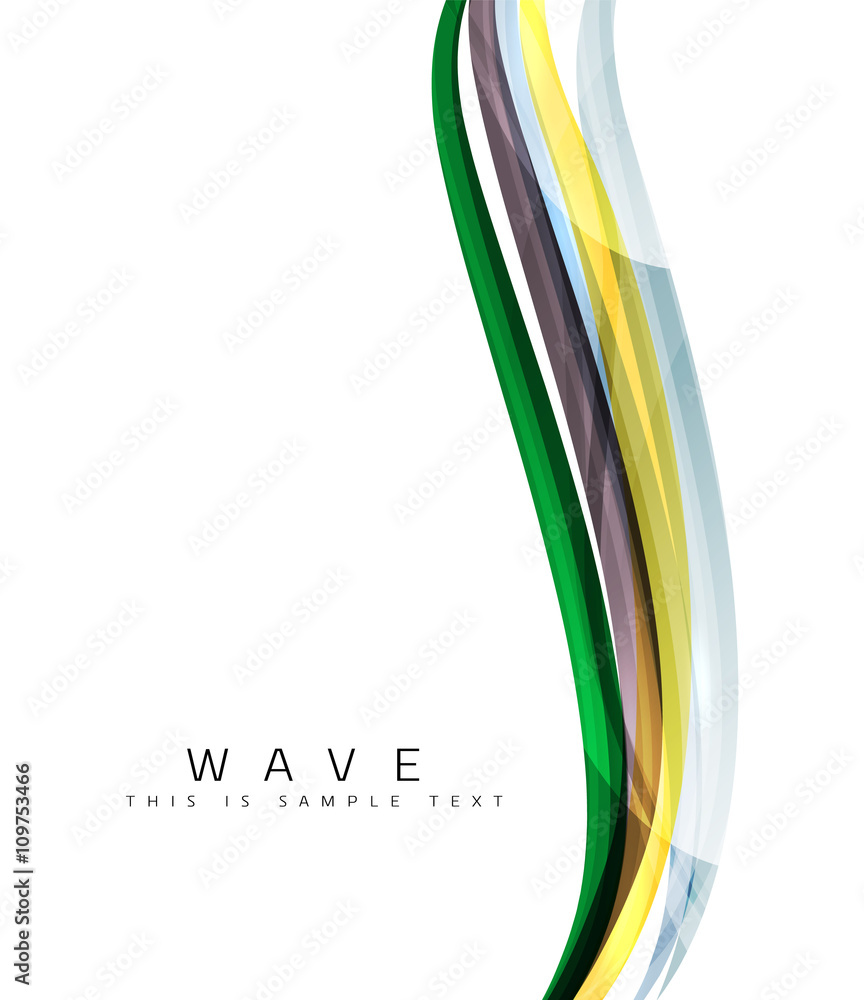 Color stripes with shiny light effects, wave line abstract background Color stripes with shiny light effects, wave line abstract background