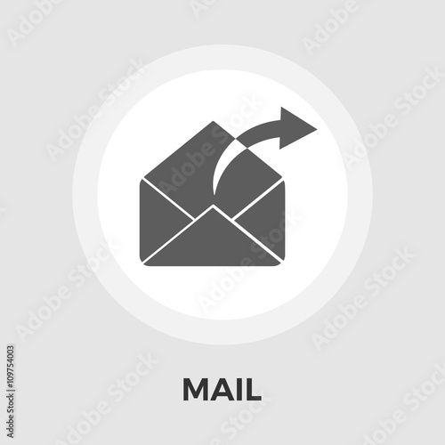 Envelope vector flat icon