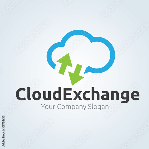Cloud Logo. Cloud Icon. Cloud Symbol. Vector logo template