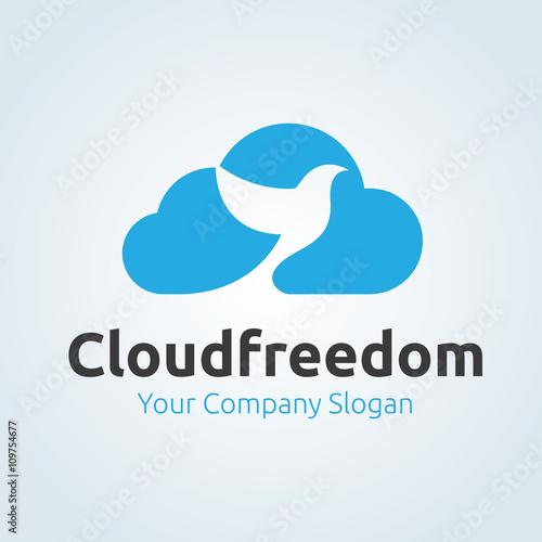 Cloud Logo. Cloud Icon. Cloud Symbol. Vector logo template