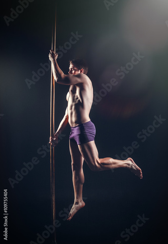 Pole Dance Male Athlete