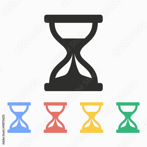 Hourglass - vector icon.