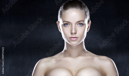 Beauty portrait of a model photo