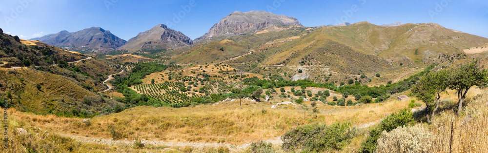 Hills on Crete island, Greece