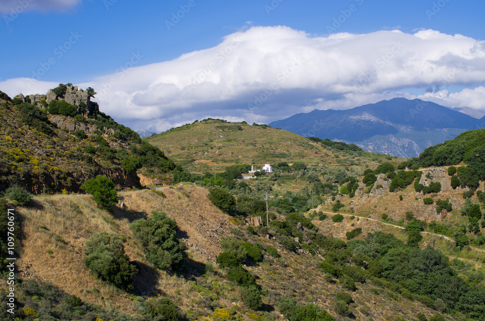 Hills on Crete island, Greece