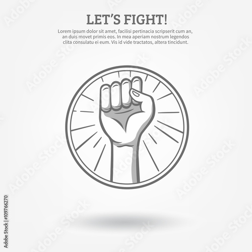 Clenched Fist Poster