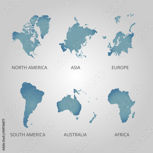 World map countries colorful. Vector illustration. © rb_octo