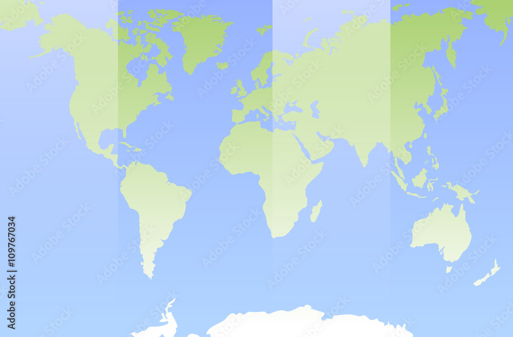 Obraz premium World map. Flat design