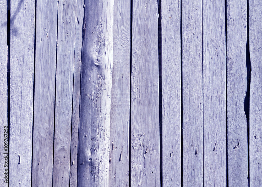 Obraz premium Blue wooden fence texture.
