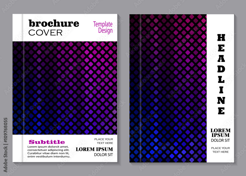 Vector design for brochure cover