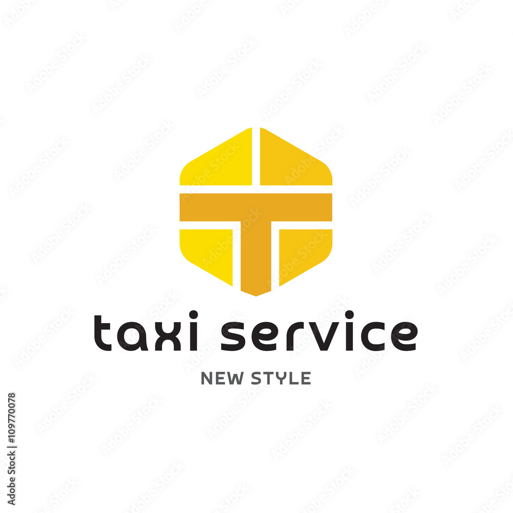 Taxi Service Logos sign Abstract geometrical Illustration modern Flat in minimalism Taxi Service Logos sign Abstract geometrical Illustration modern Flat in minimalism