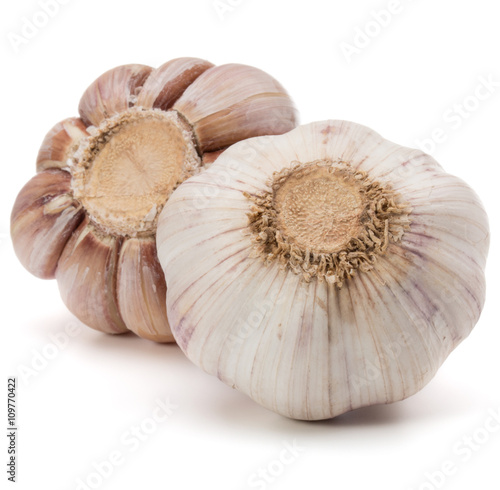 Garlic bulb isolated on white background cutout