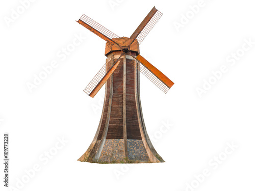 Dutch Windmill Isolated