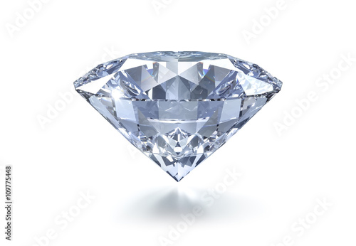 Diamant auf Weiss photo