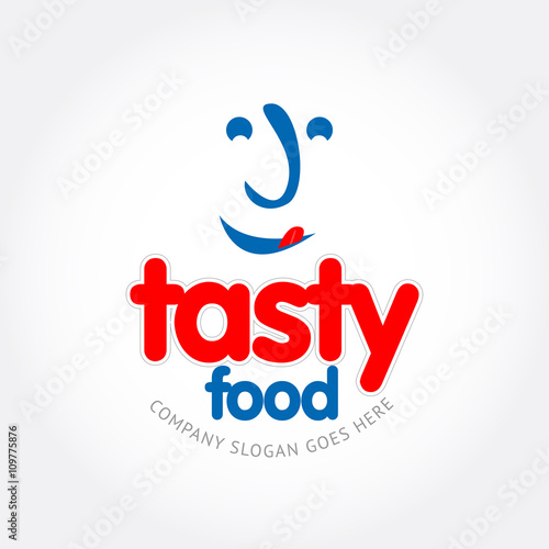 Fast food, express cafe logo template. Food theme logotype vector template. Isolated food logo.