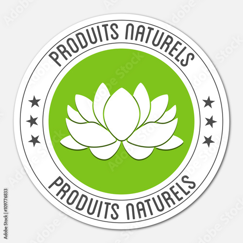 Logo produits naturels.